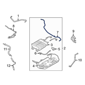 Ford OE - Evaporative Emissions System Lines