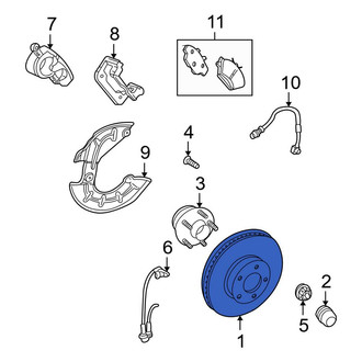 Ford OE - Front Disc Brake Rotor