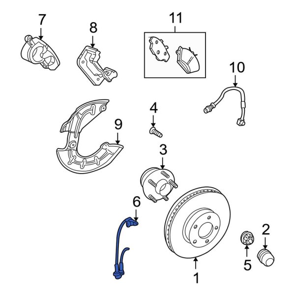 ABS Wheel Speed Sensor