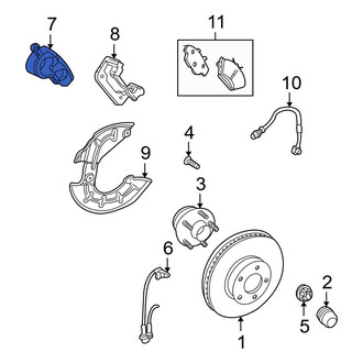Ford OE - Front Left Disc Brake Caliper