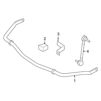 Ford OE - Front Suspension - Stabilizer Bar & Components