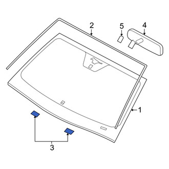 Ford OE - Windshield Spacer