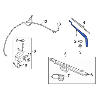 Ford OE - Left Wiper Arm