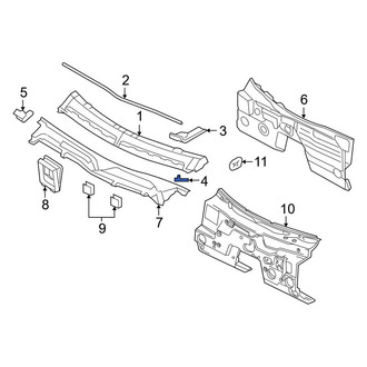 Ford OE - Cowl Cover Clip