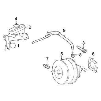 Ford OE - Cowl - Components on Dash Panel