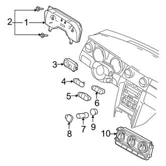 Ford OE - Instrument Panel - Cluster & Switches (Base / GT)