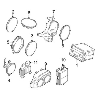 Ford OE - Instrument Panel - Sound System (Base / GT Coupe)