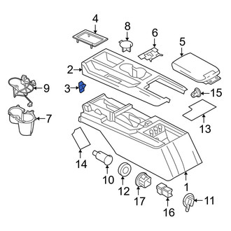 Ford OE - Console Panel Clip