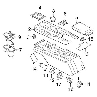Ford OE - Console - Center