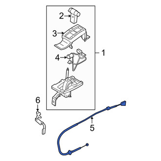 Ford OE - Automatic Transmission Shifter Cable
