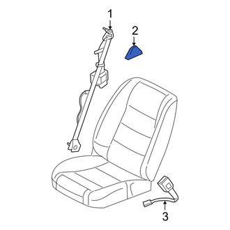 Ford OE - Seat Belt Retractor Cover