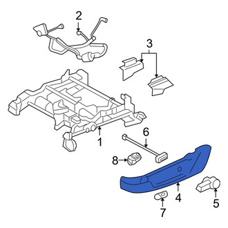 Ford OE - Left Seat Track Cover