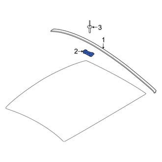 Ford OE - Roof Molding Clip