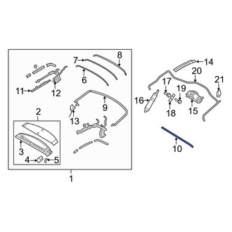 Ford OE - Front Roof Bow