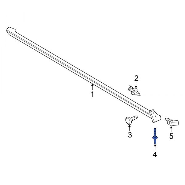 Rocker Panel Molding Clip