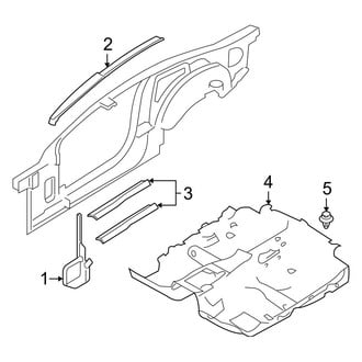 Ford OE - Pillars, Rocker & Floor - Interior Trim