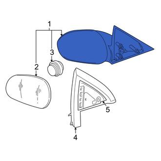Ford OE - Left Door Mirror