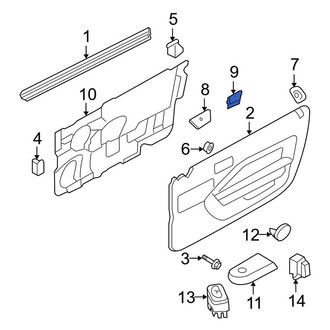 Ford OE - Left Interior Door Handle Screw Cap