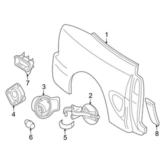 Ford OE - Quarter Panel & Components (Base / GT / Shelby GT / Shelby GT500 Convertible)