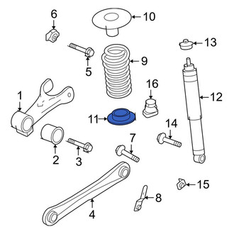 Ford OE - Rear Lower Coil Spring Insulator