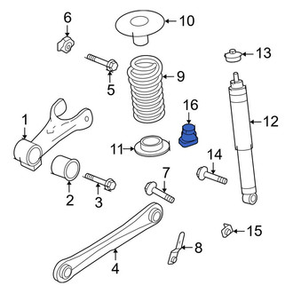 Ford OE - Rear Coil Spring Damper