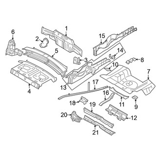 Ford OE - Rear Body & Floor - Rear Body (Base / GT / Shelby GT / Shelby GT500 Convertible)