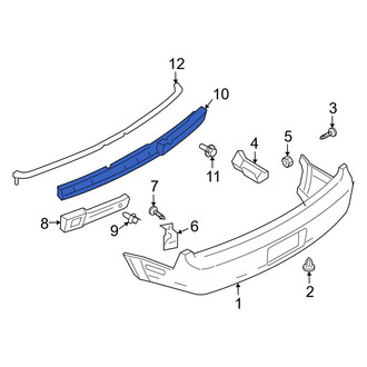 Ford OE - Rear Bumper Impact Bar