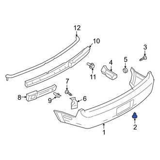 Ford OE - Rear Valance Panel Clip