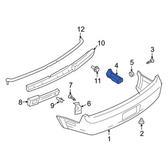 Ford OE - Rear Right Bumper Cover Bracket