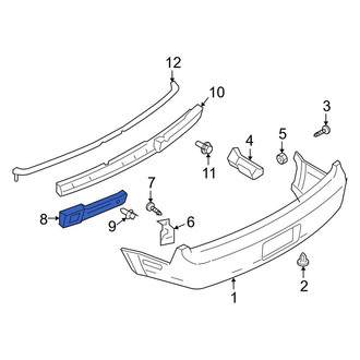 Ford OE - Rear Right Bumper Impact Absorber