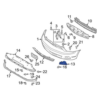 Ford OE - Front Left Fog Light Trim