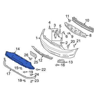 Ford OE - Front Radiator Support Splash Shield