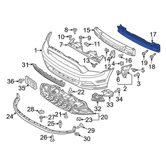 Ford OE - Front Bumper Impact Bar