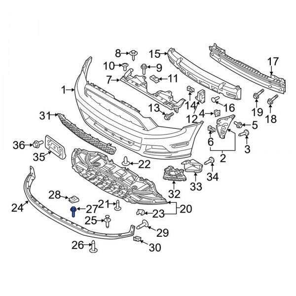 Valance Panel Screw