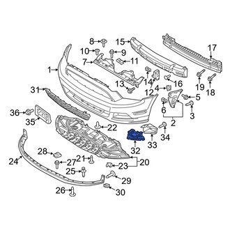 Ford OE - Front Left Fog Light Trim