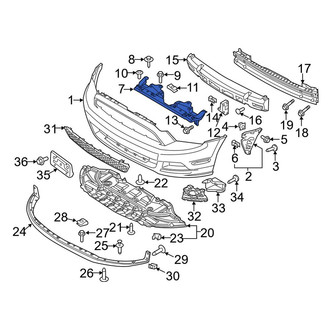 Ford OE - Front Radiator Support Access Cover