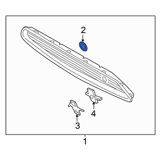 Ford OE - Grille Emblem Nut
