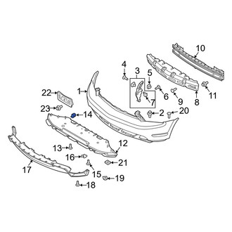 Ford OE - Valance Panel Nut