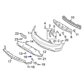 Ford OE - Valance Panel Nut