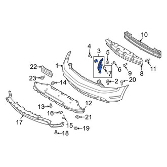 Ford OE - Front Left Bumper Guide