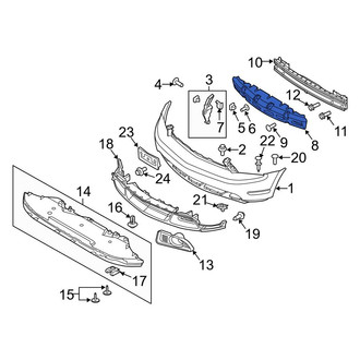 Ford OE - Front Bumper Impact Absorber