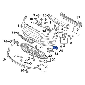 Ford OE - Right Fog Light Bracket