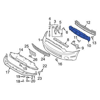Ford OE - Front Bumper Impact Absorber