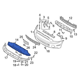 Ford OE - Front Radiator Support Splash Shield