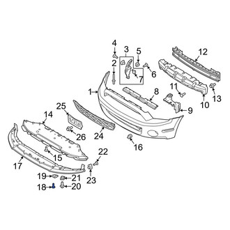 Ford OE - Rear Wheel Arch Molding Screw