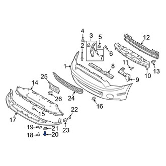 Ford OE - Valance Panel Bolt