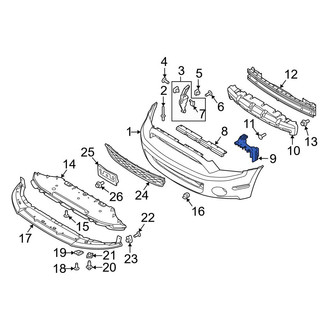 Ford OE - Upper Grille Bracket