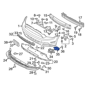 Ford OE - Right Fog Light Bracket