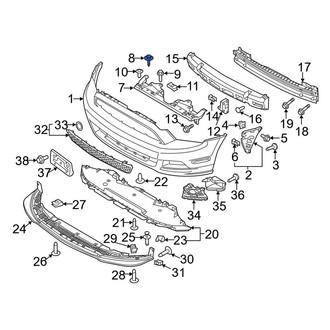 Ford OE - Upper Headlight Mounting Bolt