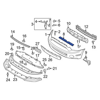 Ford OE - Right Grille Bracket